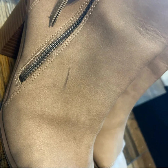 Circus by Sam Edelman Kammi Open Toe Bootie Women’s 8M Light Tan/Khaki EUC - Picture 4 of 12